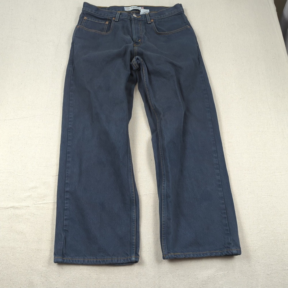 Levis Jeans Mens 32x28 Blue 569 Loose Straight Baggy Relaxed Classic
